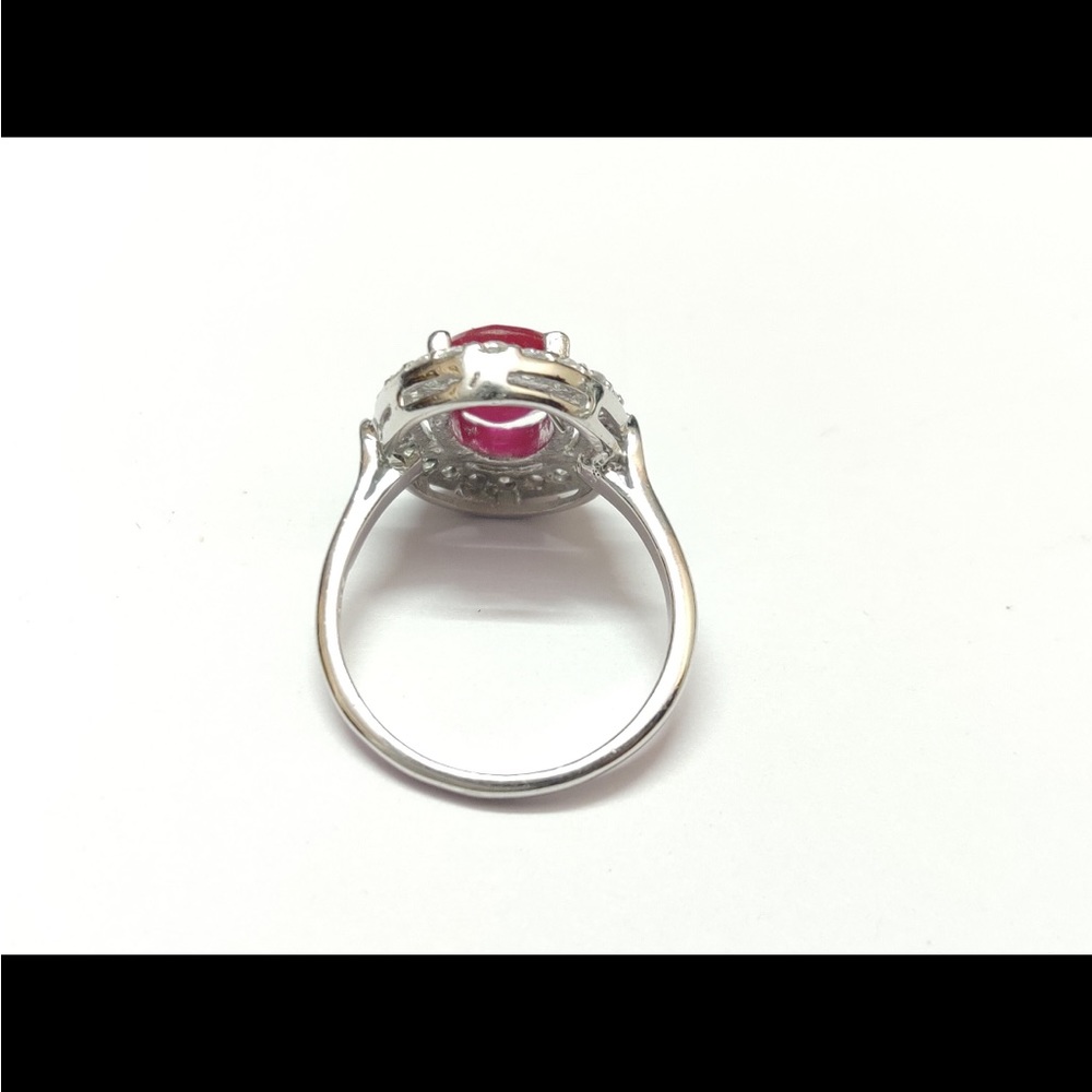 Ruby Cocktail Ring Ruby Cluster Ring 5 Ct Ruby Si… - image 5